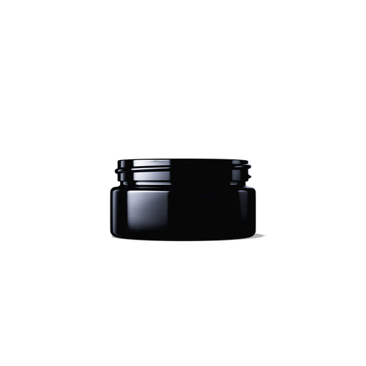 Pot en verre violet Miron 50 ml à col large : verre violet Miron® qui protège des UV