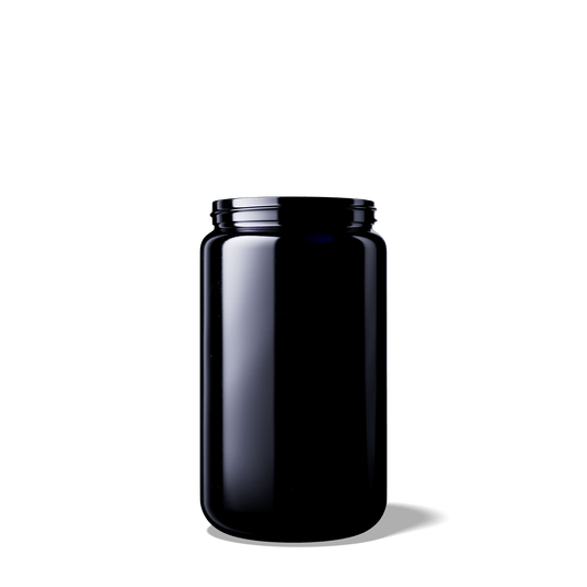 Très grand pot en verre violet Miron 400 ml : verre violet Miron® qui protège des UV