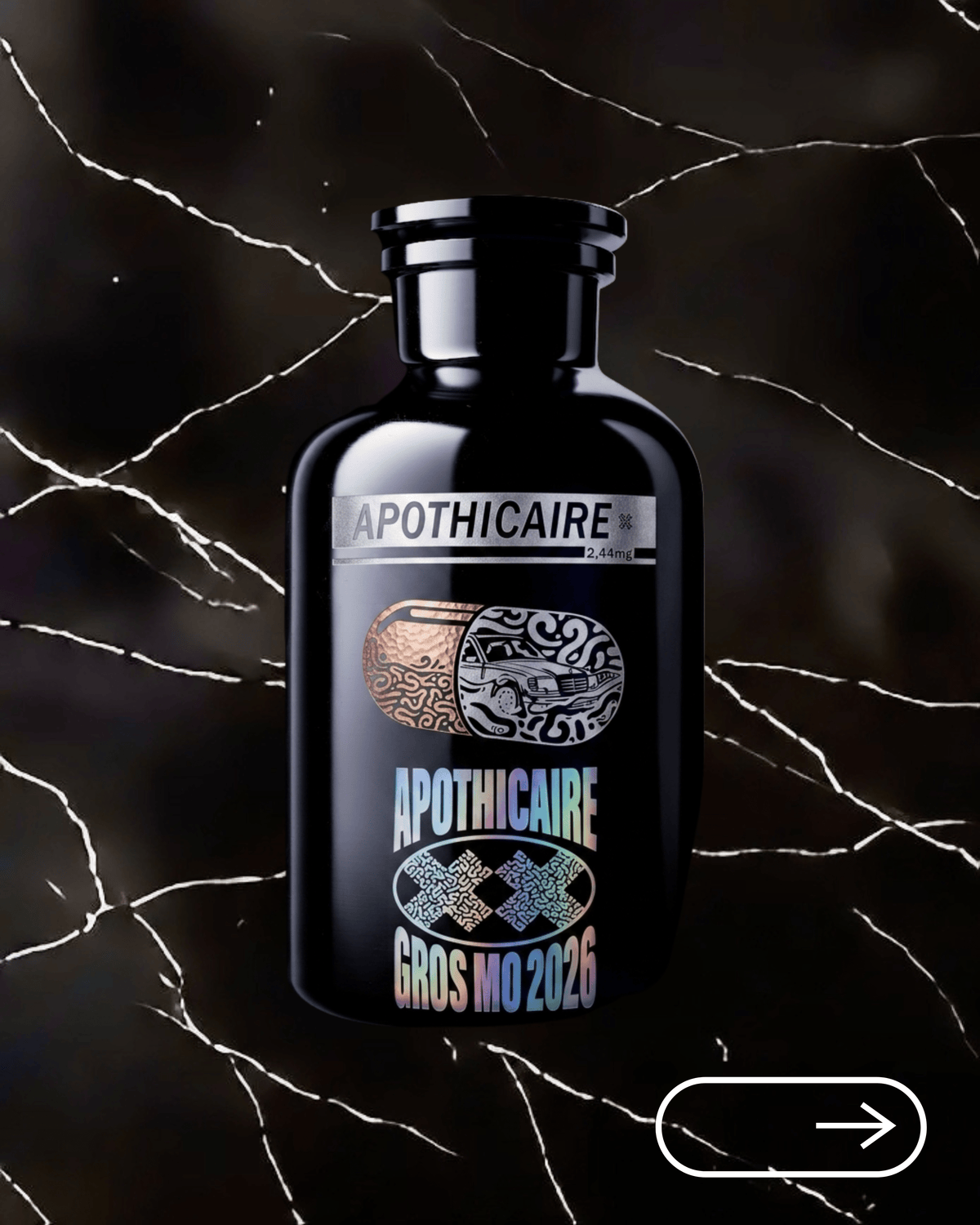 Collection Ancestral Stash : bonbonnes apothicaire en verre violet Miron 1000 et 2000 ml