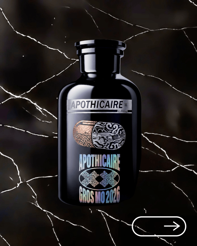 Collection Ancestral Stash : bonbonnes apothicaire en verre violet Miron 1000 et 2000 ml