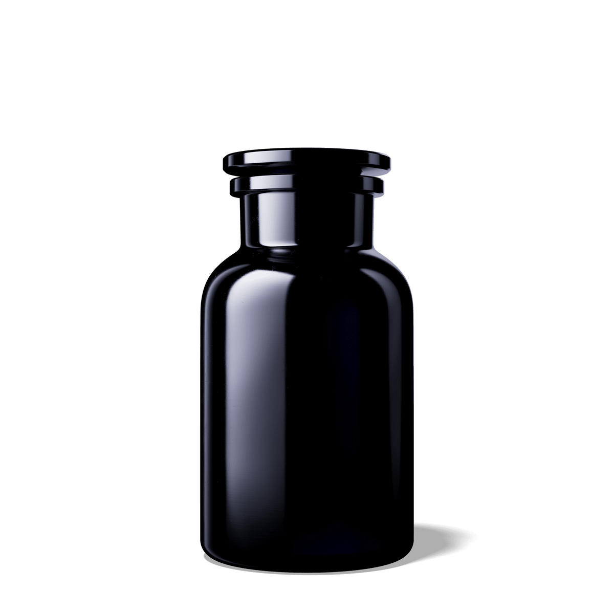Bonbonne apothicaire en verre violet Miron 1000 ml, personnalisable par gravure laser
