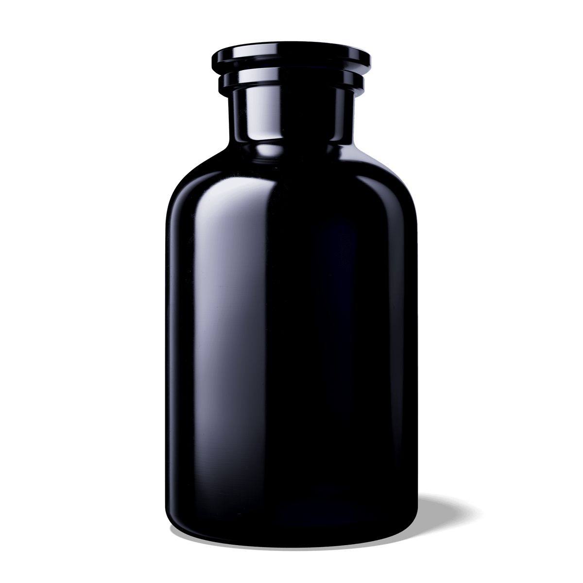 Bonbonne apothicaire en verre violet Miron 2000 ml, personnalisable par gravure laser