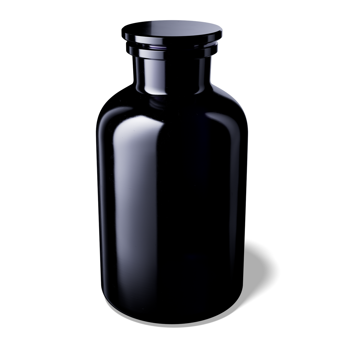 Apothecary Jar [XXL] 2000ml Violet-Glass en verre Miron®️ | 🍯🍫 600gr | 🥦 140gr