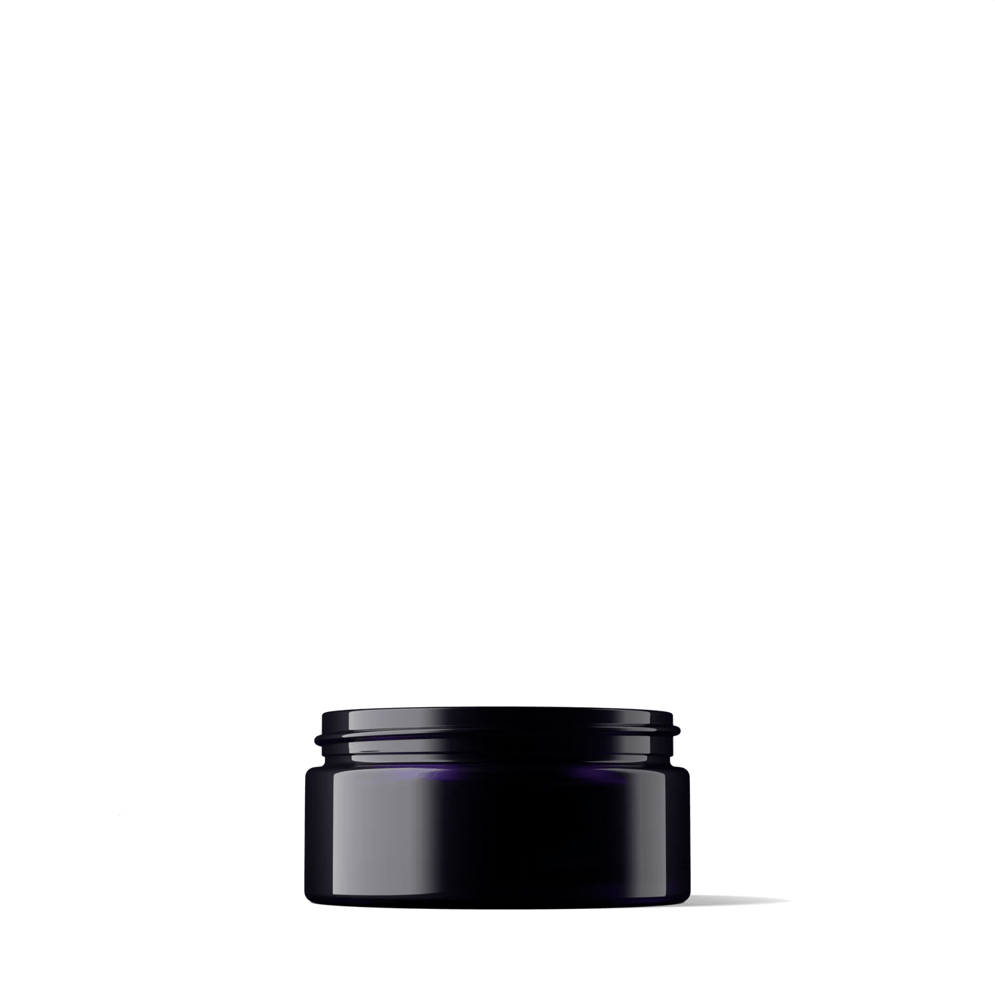 Pot en verre violet Miron 200ml col large personnalisable