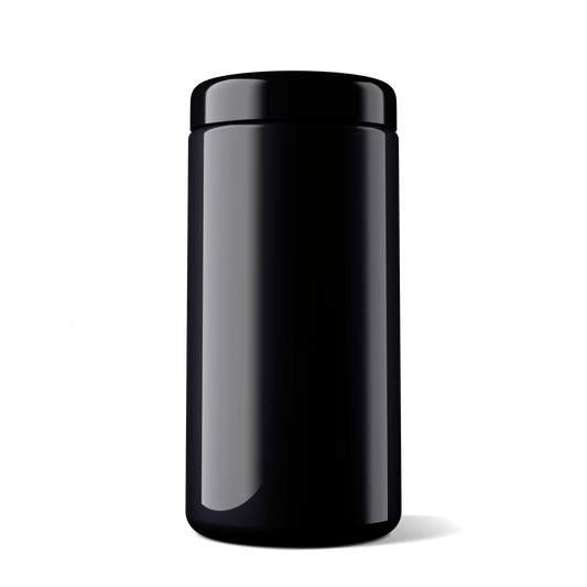 Pot en verre violet Miron 1000 ml, personnalisable par gravure laser