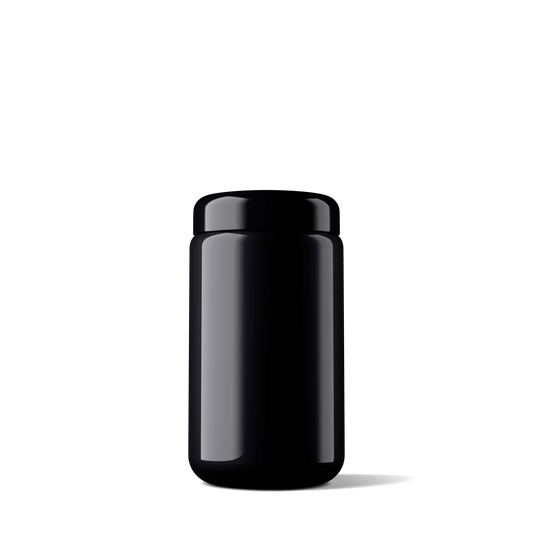 Très grand pot en verre violet Miron 400 ml, personnalisable par gravure laser