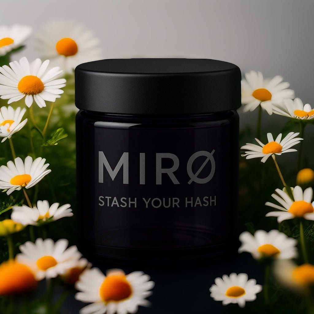 Pot MirØStash [M] 50ml Glass Jar Verre Miron®️ | 🍯🍫 15gr | 🥦 3.5gr
