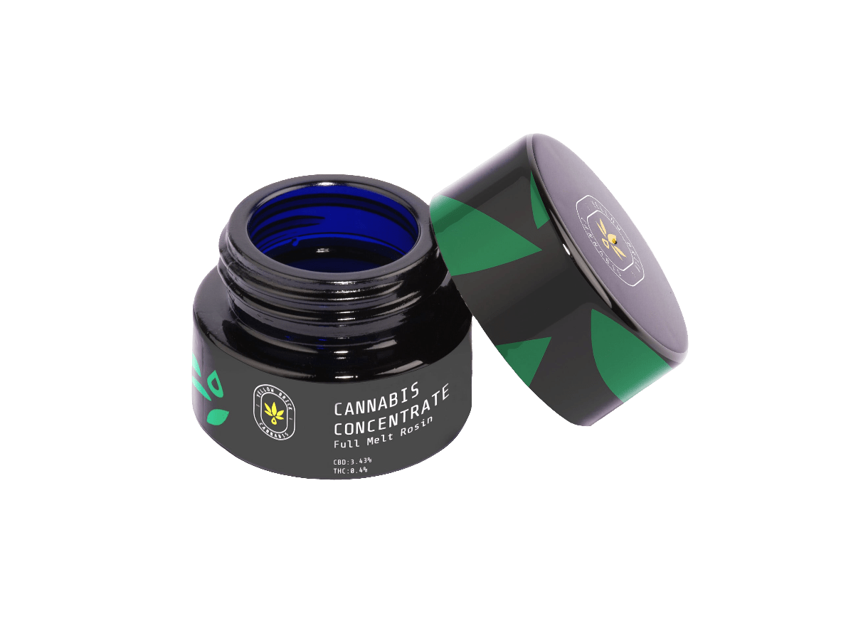Pot MirØStash [XXS] 5ml Glass Jar en Verre Miron®️ | 🍯🍫 2gr